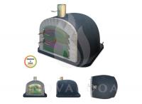 Ref. Borboleta Black with Cork Insulation - Available dimensions 80, 90, 100, 110 and 120